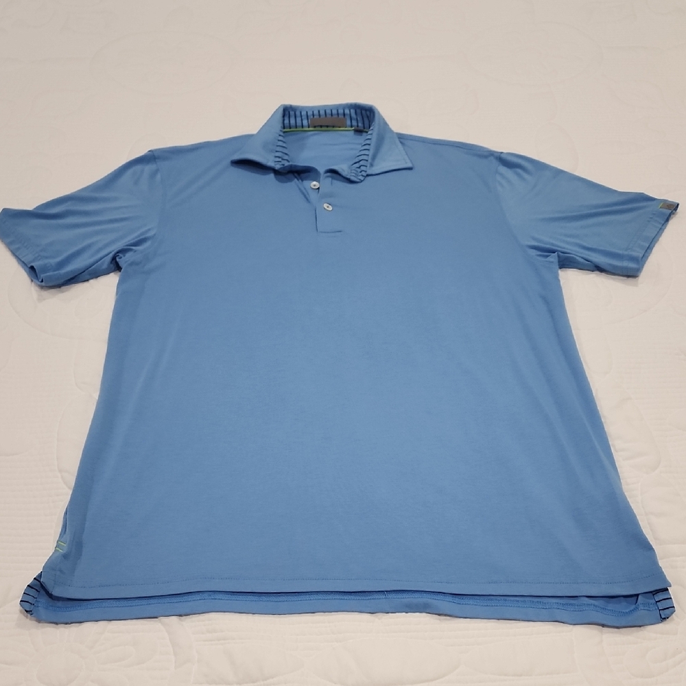 Tasc Performance Men's Blue Golf Polo Shirt